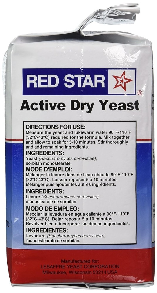 Red Star Active Dry Yeast- 2 lbs / 32oz