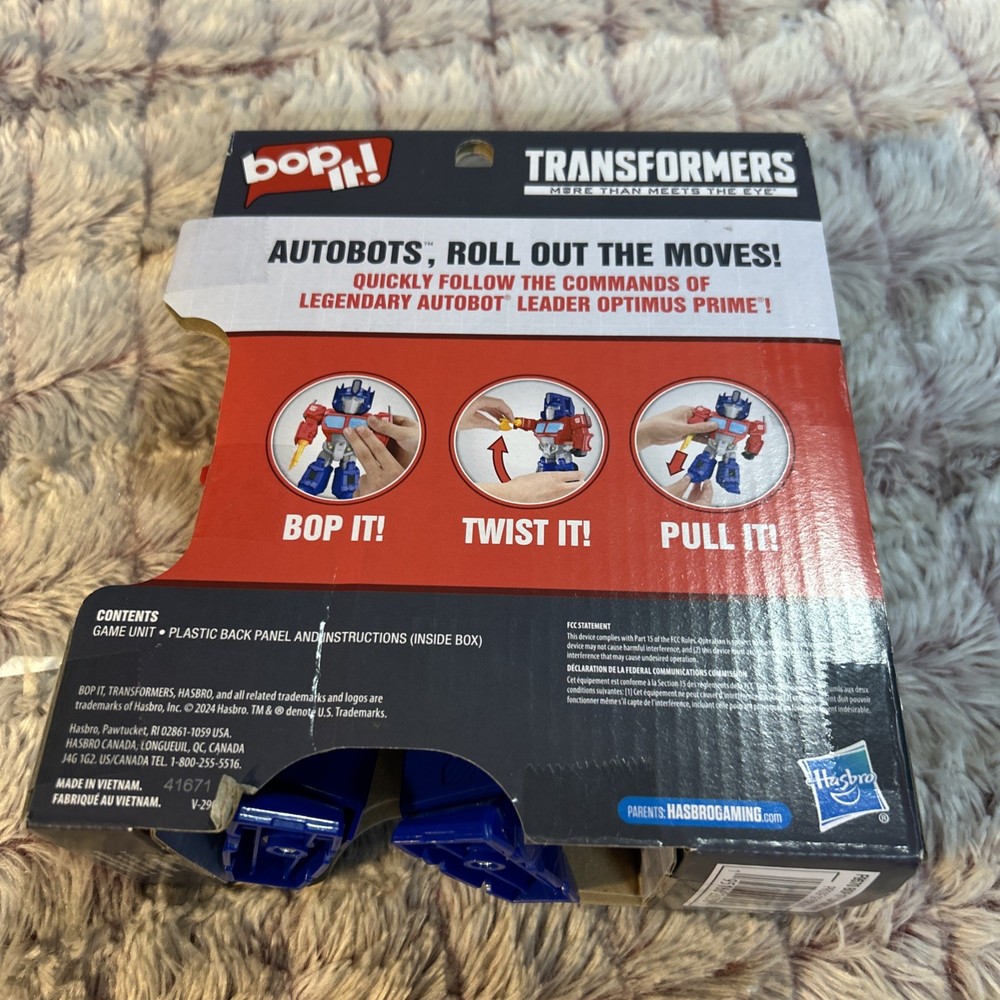 Bop It! Optimus Prime Edition Game,