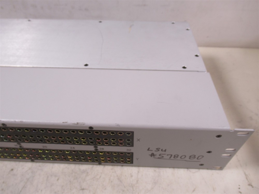 Vintage ADC DIM-1E2018 Video Patch Panel Rack-Mountable Coaxial Connectivity