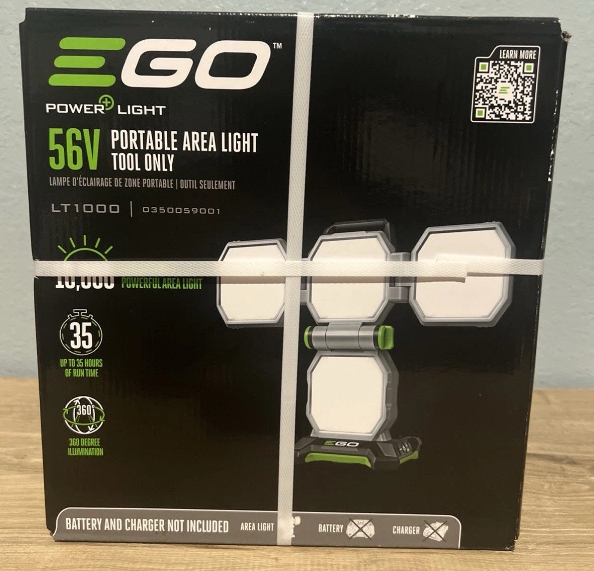 ✅New EGO✅ LT1000 56V Cordless Portable Area Light 10,000 Lumens Tool Only