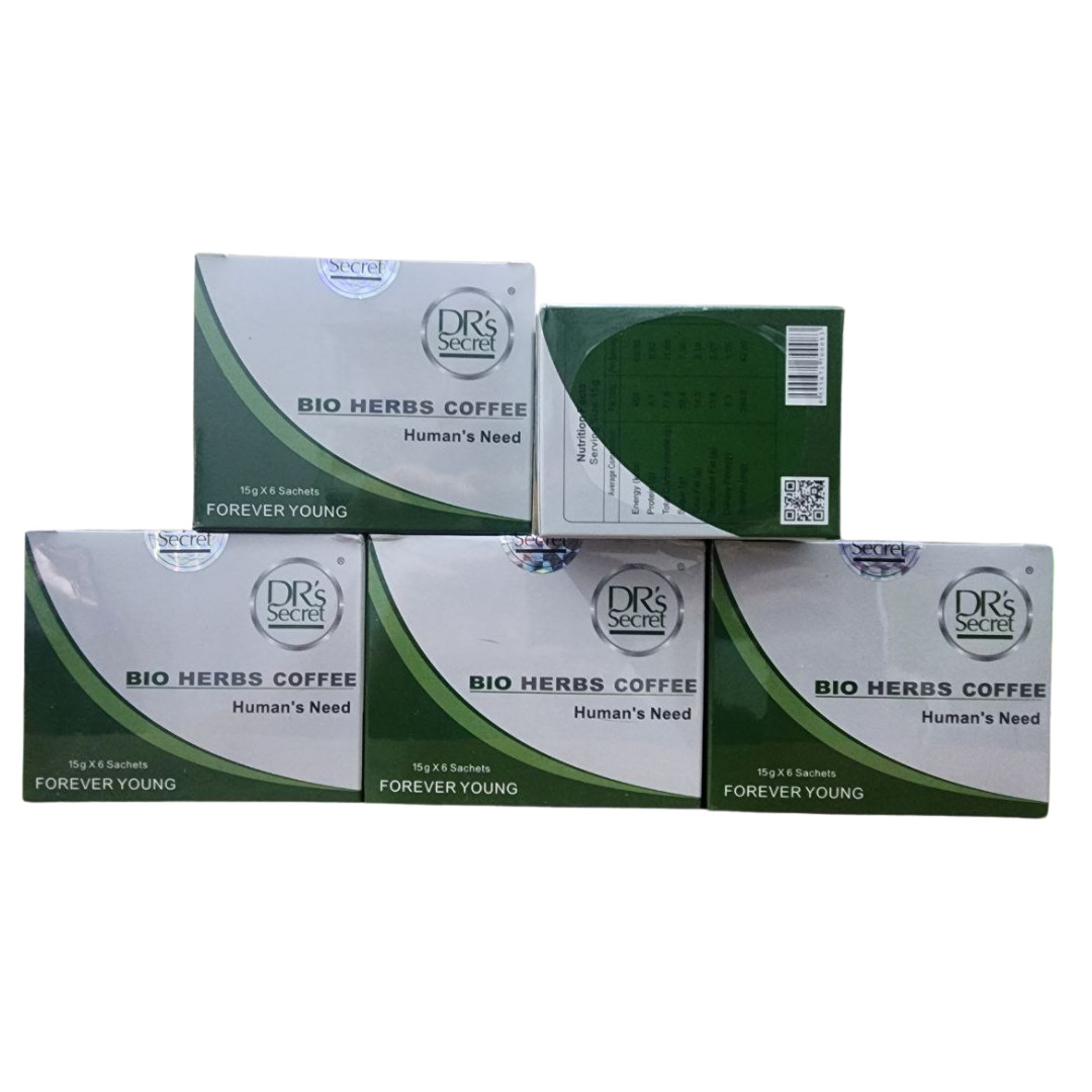 10 X Green Coffee Secret Original Natural Herbal 6 sachets - Express Shipping