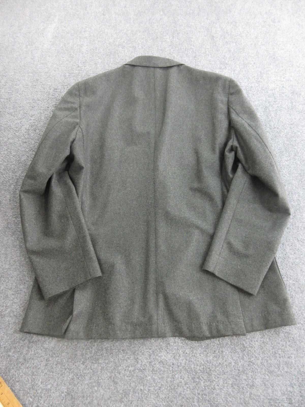 Suitsupply Blazer Mens 40 Gray Wool Flannel Sport Coat Vitale Barberis Canonico