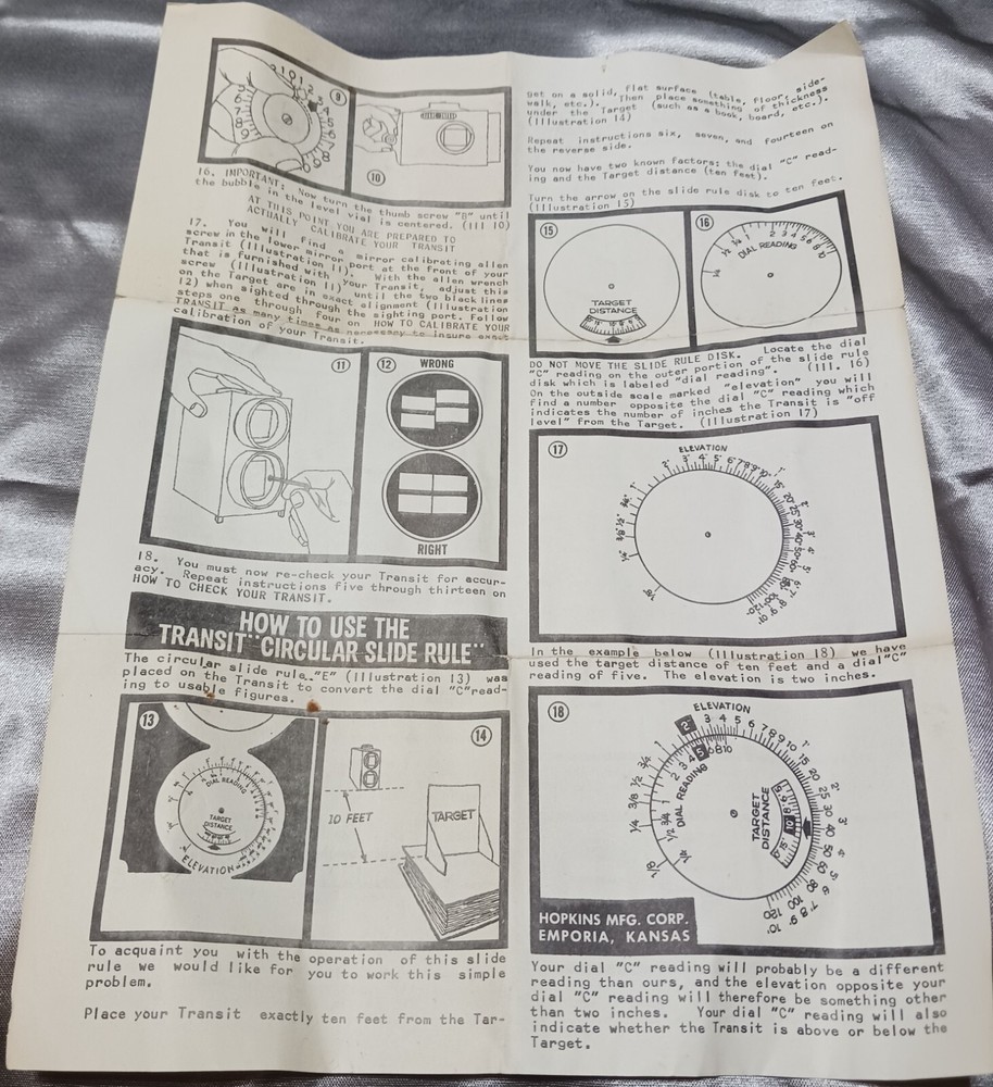 Hoppy- Split-Image Transit With Instructions & Target Pre-Owned 1968