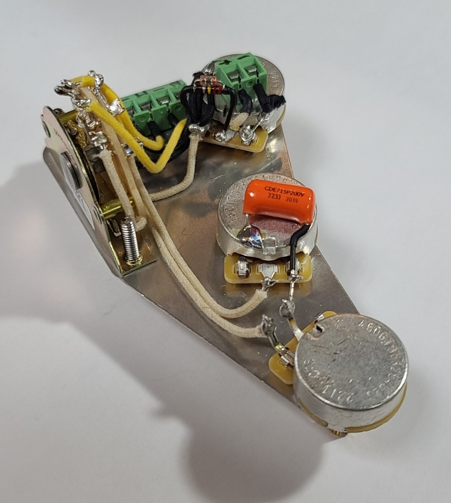 Drop In Strat Circuit, Solderless with Treble Bleed