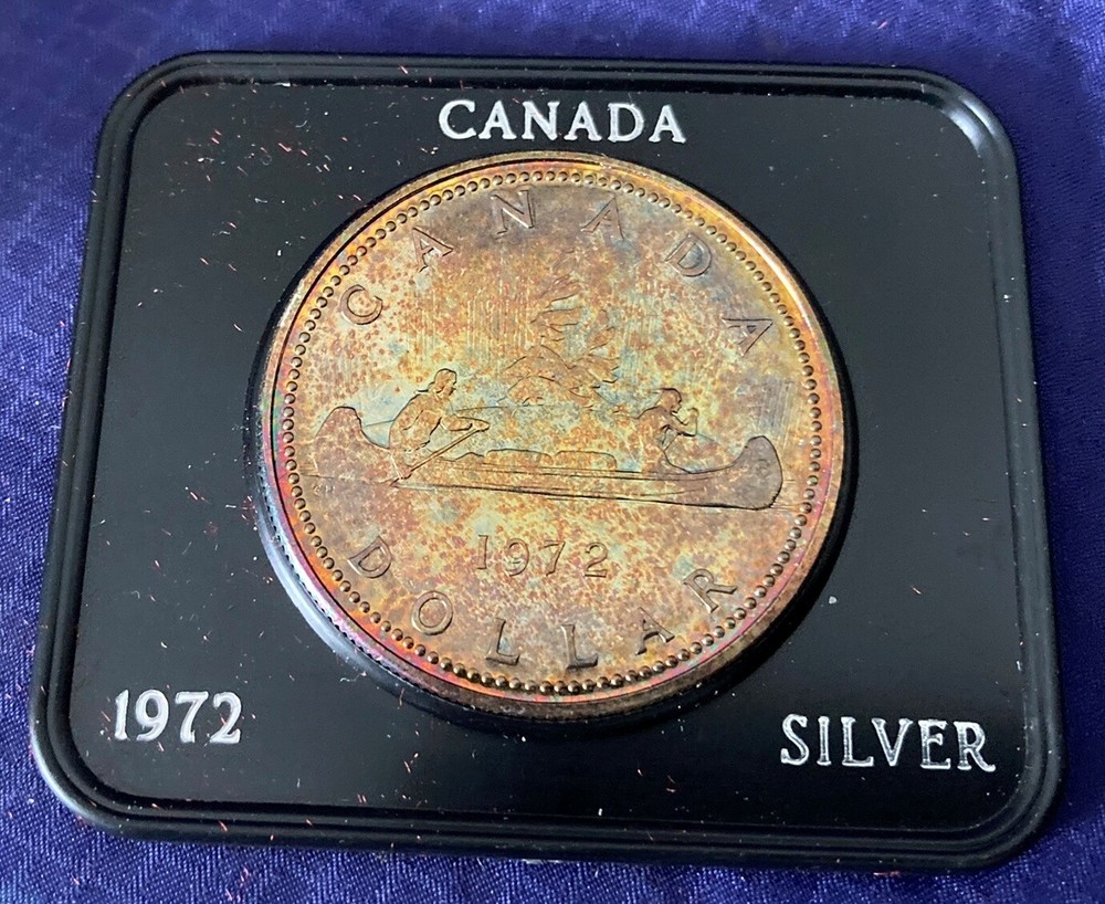 CD134 Canada 1972 Mint Coin Set Non Silver Dollar UNC