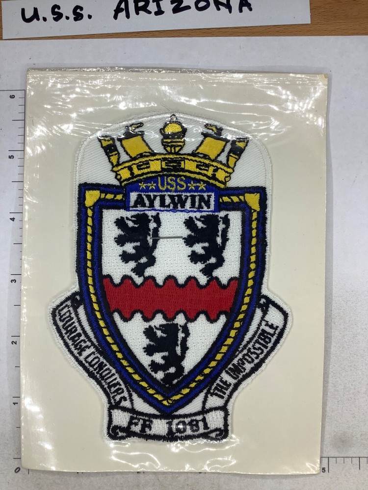 US NAVY USS AYLWIN SHIP PATCH