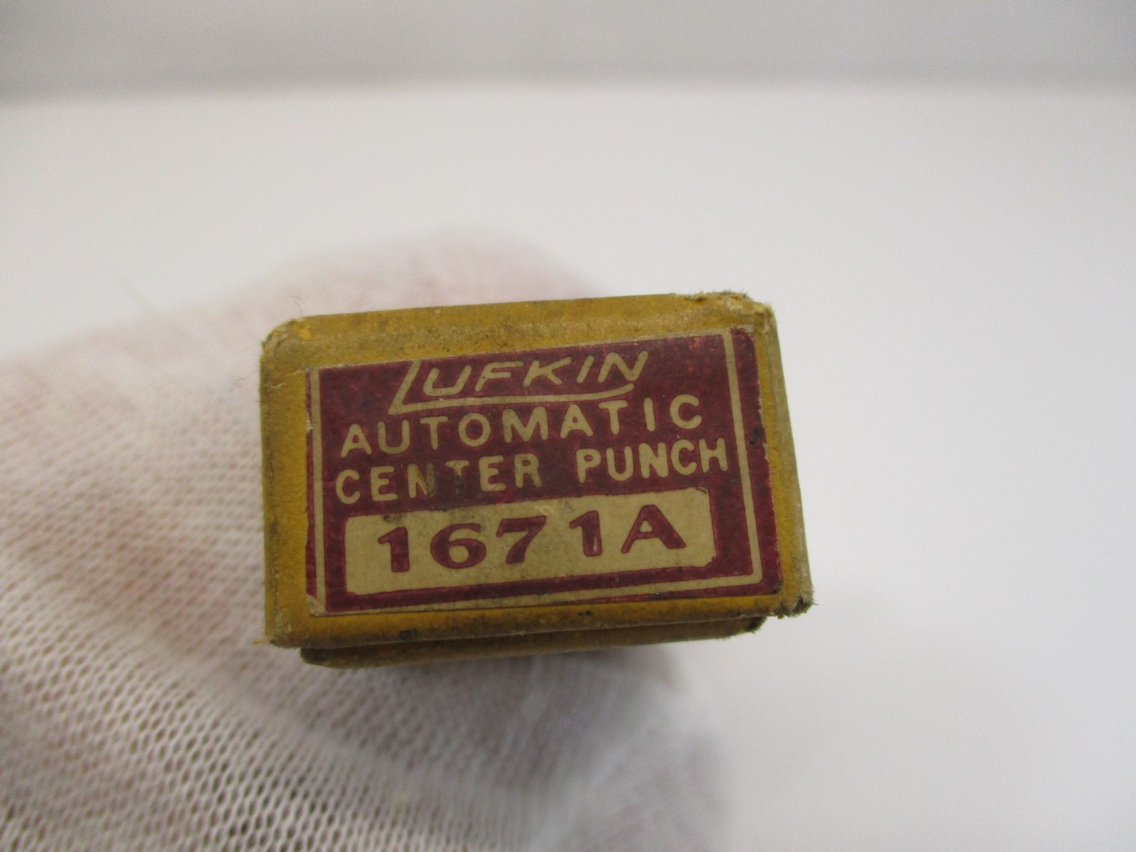 LUFKIN # 1671A Automatic Center Punch 1671 w/ OEM Box 2nd Tip in EC