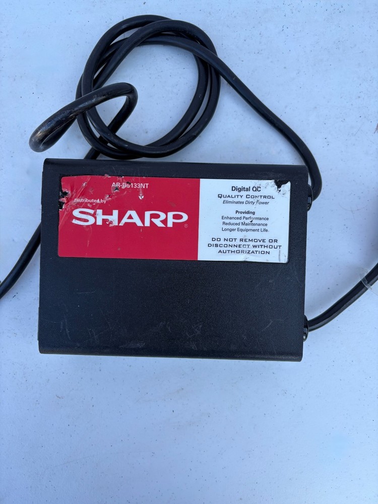 Sharp Digital QC Quality Control Eliminates Dirty Power ESP model D5133NT