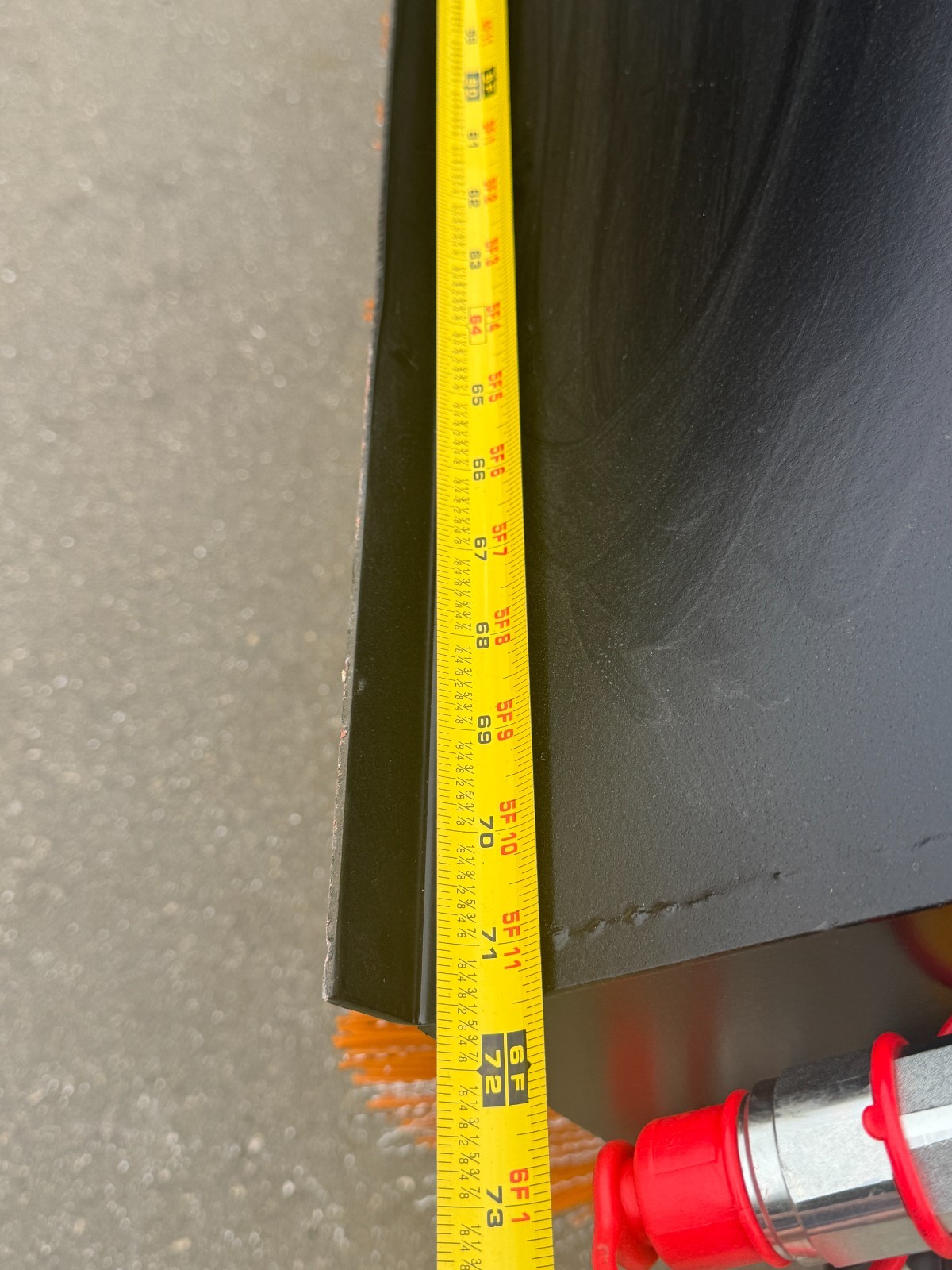 Skid Steer Angle Broom Heavy Duty Manual Sweeper Attachment 72" Poly Wire Brush