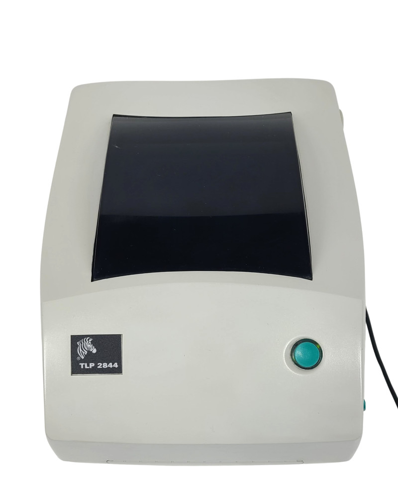 Zebra TLP 2844 Thermal Label Printer w/ Ribbon USB Serial Barcode