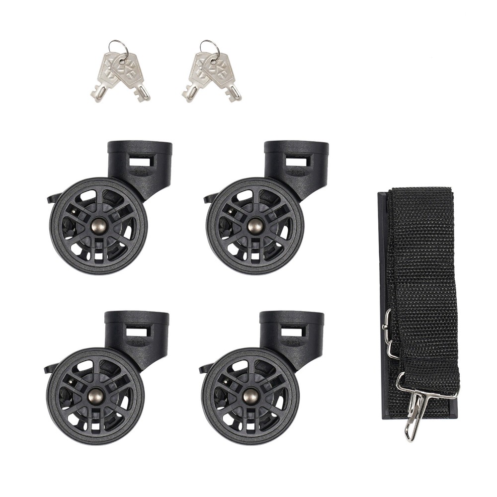 Professional Rolling Makeup Train Case, Multi-functional Cosmetic Trolley, Large