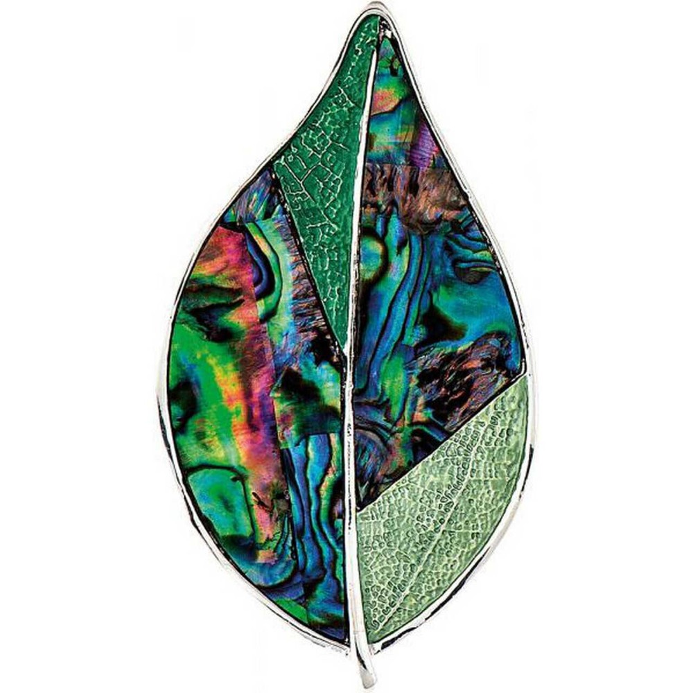 Green Shell Leaf Magnetic Pin