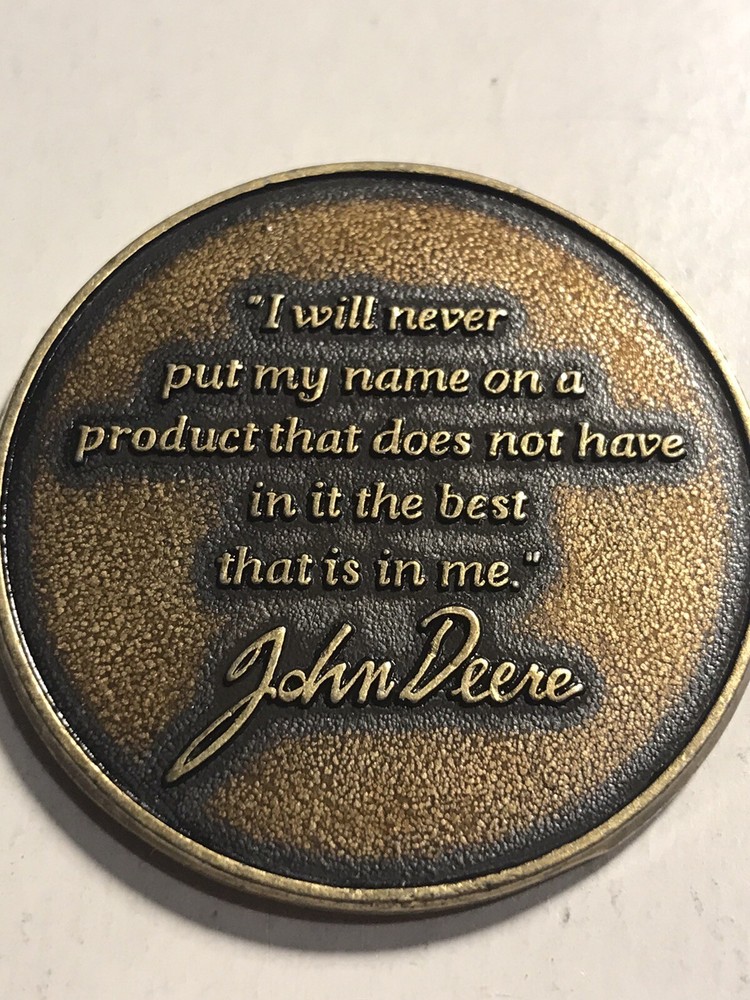 John Deer Medal - Waterloo, Iowa