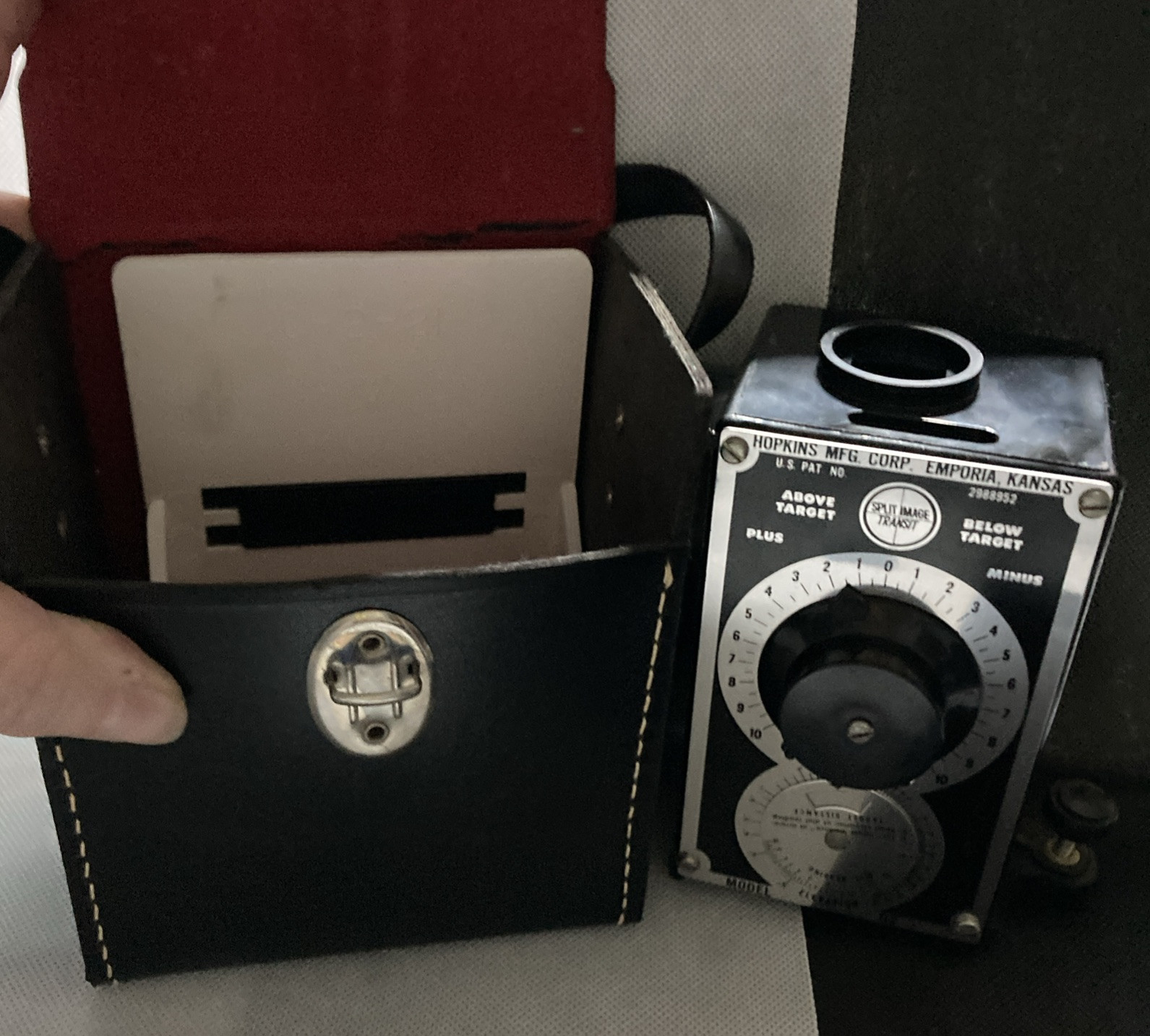 Hopkins MFG. G2 Split Image Transit Model G2 Made in USA, with Original case