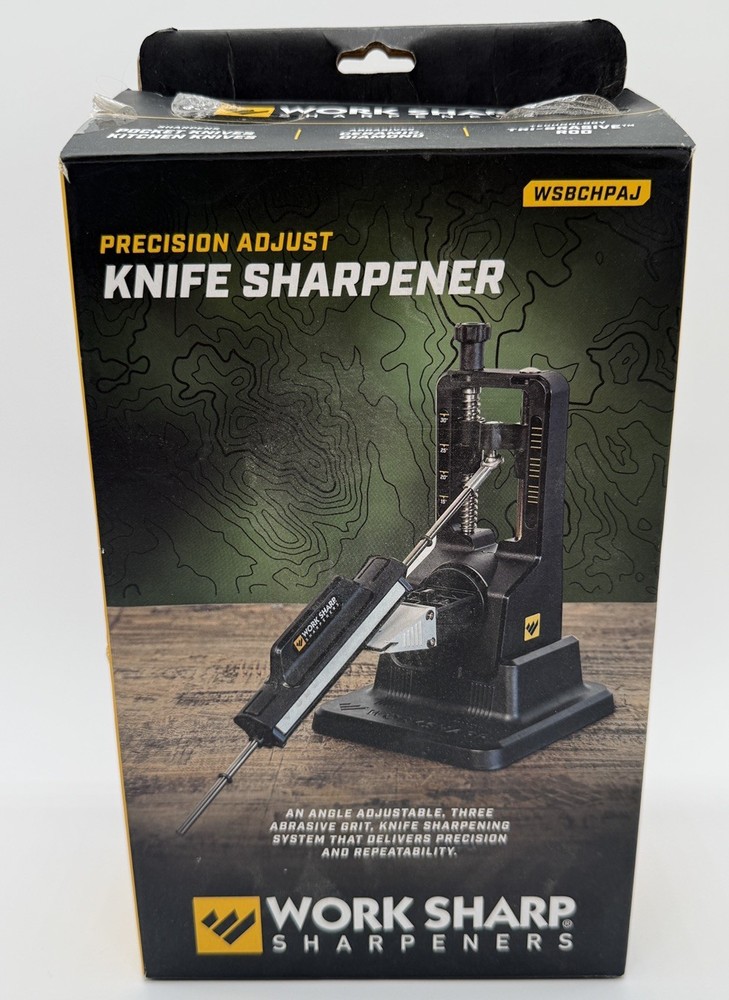Work Sharp Precision Adjust Knife Sharpener Kit WSBCHPAJ EUC