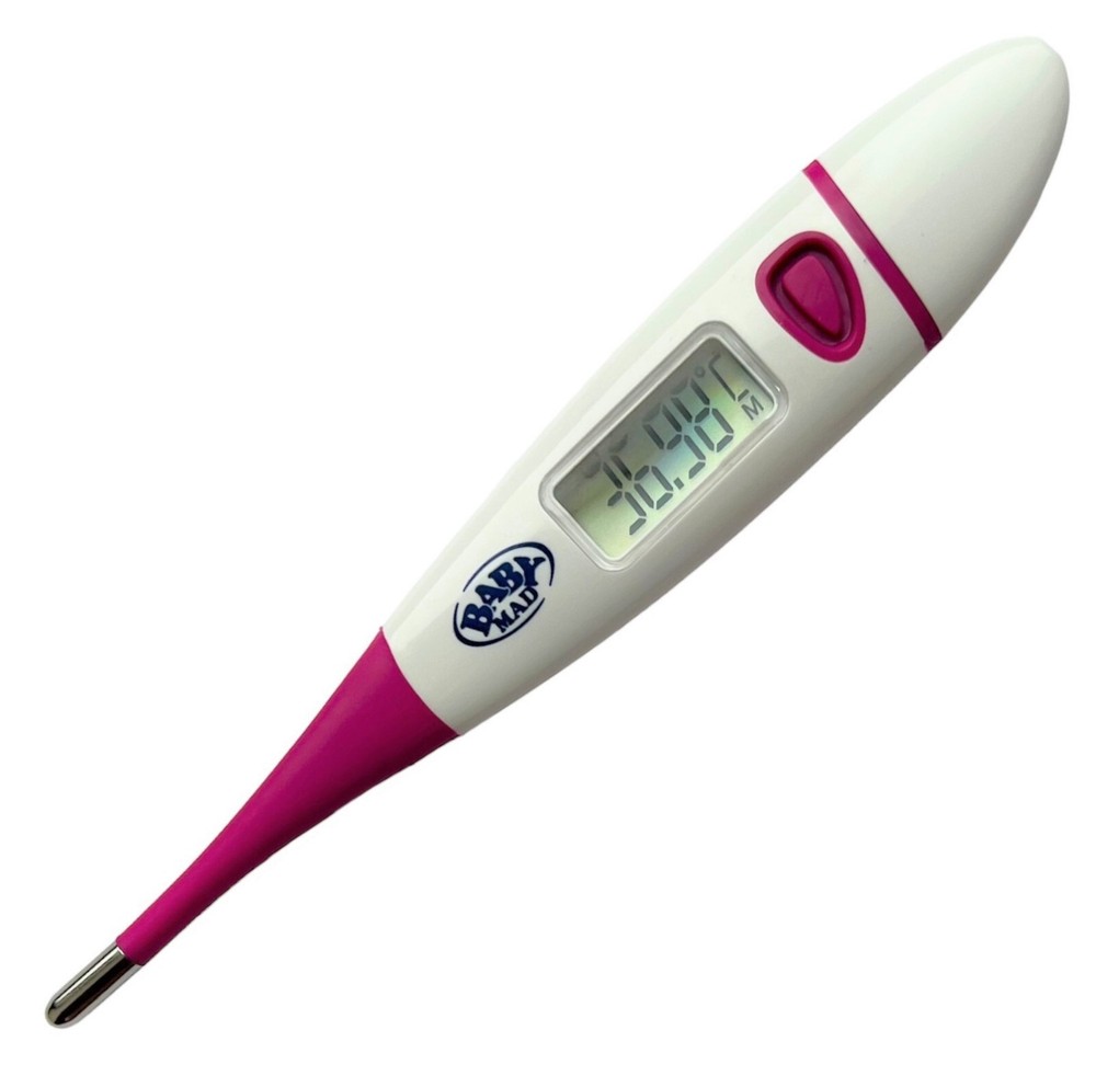 10 x OVULATION PREDICTOR TEST TESTS KIT & 1 x BASAL BBT THERMOMETER CHART + CASE