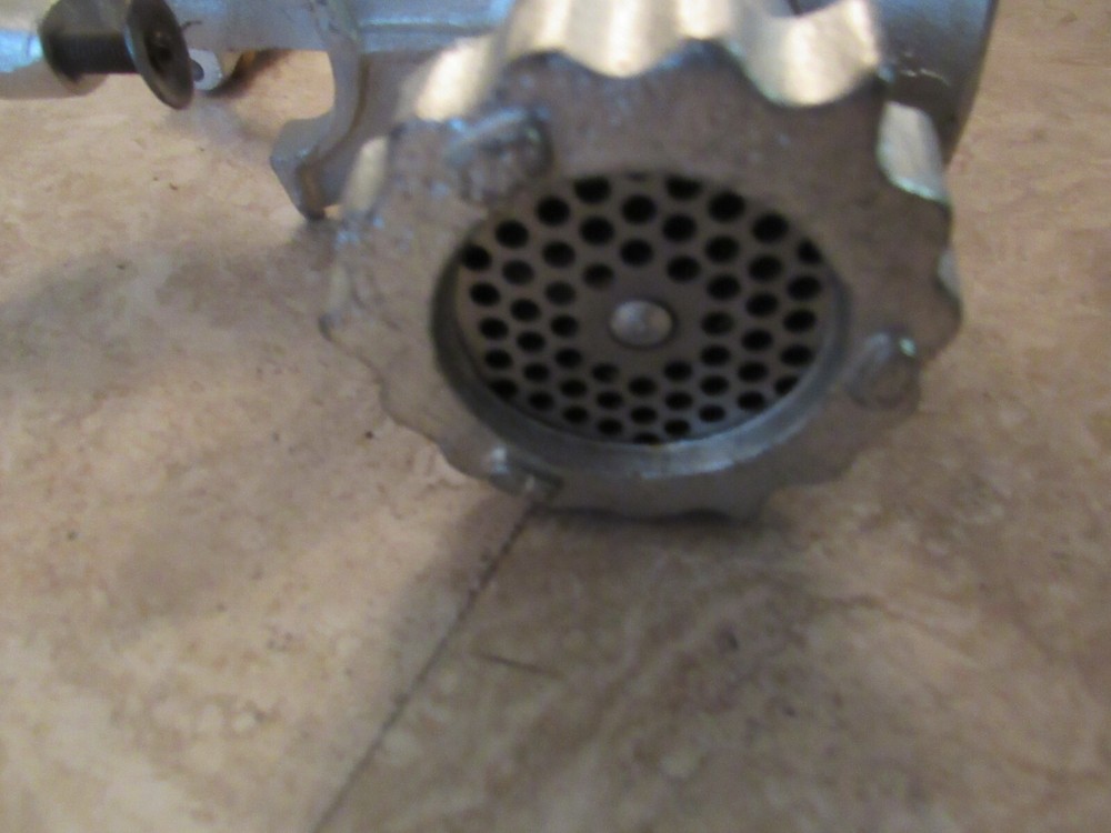 Meat Grinder with tarp