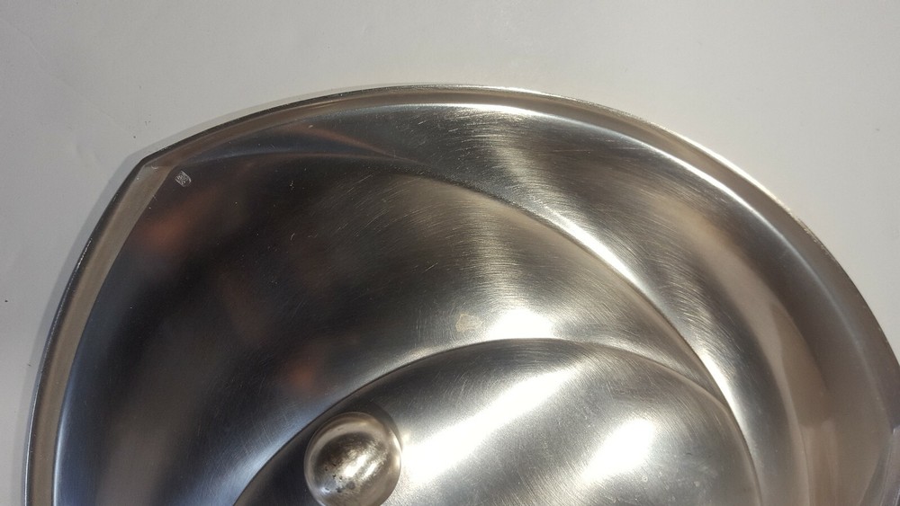 BEAUTIFUL WMF IKORA GERMANY SILVERPLATE FOOTED BOWL, 10 3/4" DIA X 2 1/3" HIGH