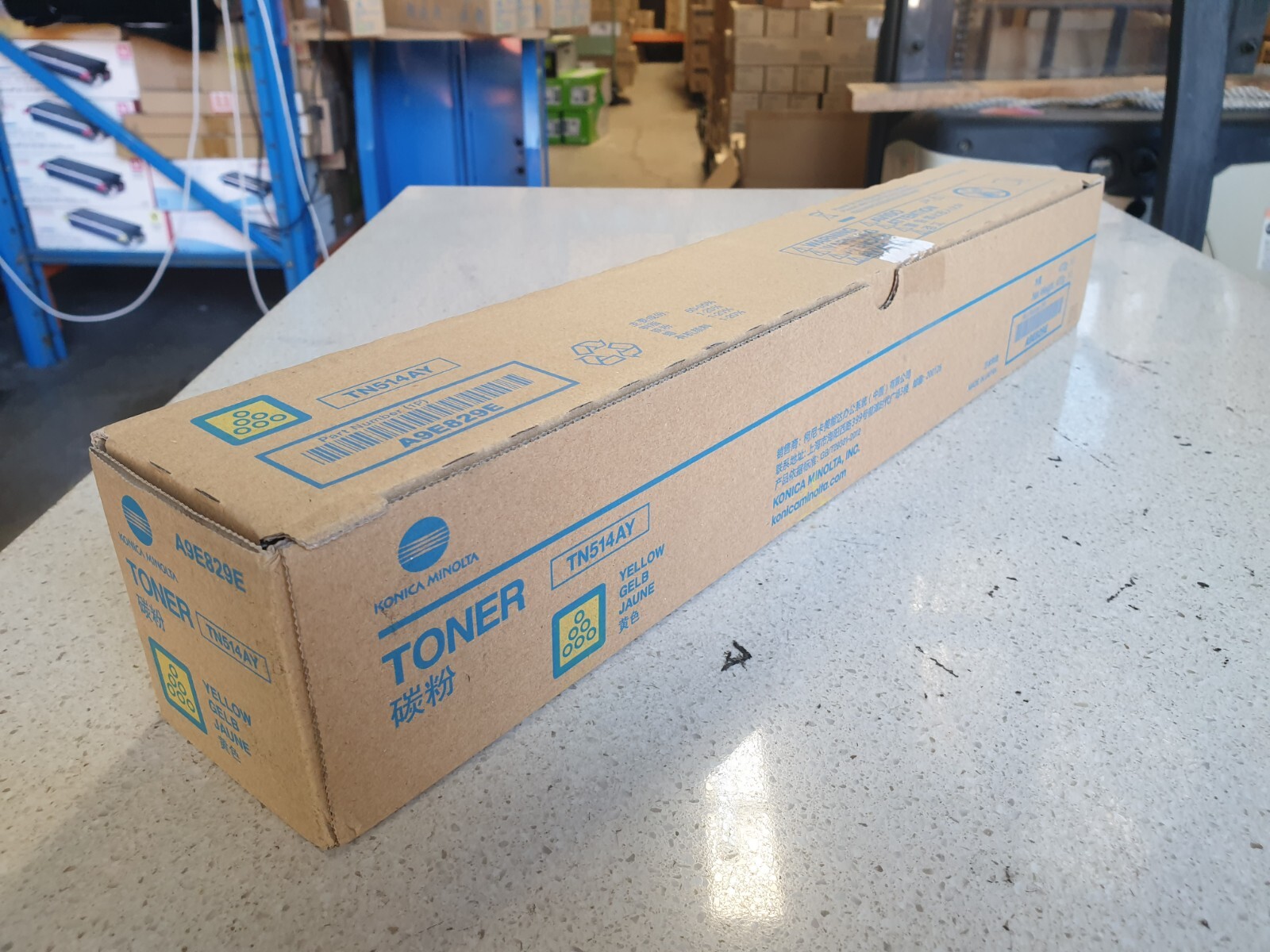 Genuine Konica TN514AY A9E829E TN514Y A9E8290 for Bizhub C458 C558 C658 BrandNew