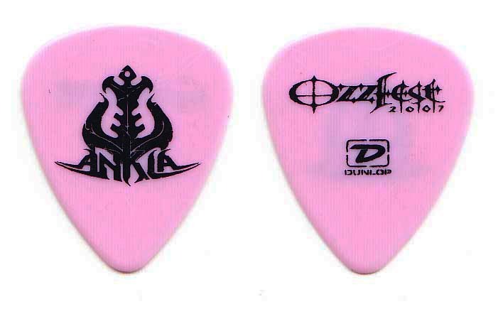 Ankla Pink Guitar Pick - 2007 OzzFest Tour
