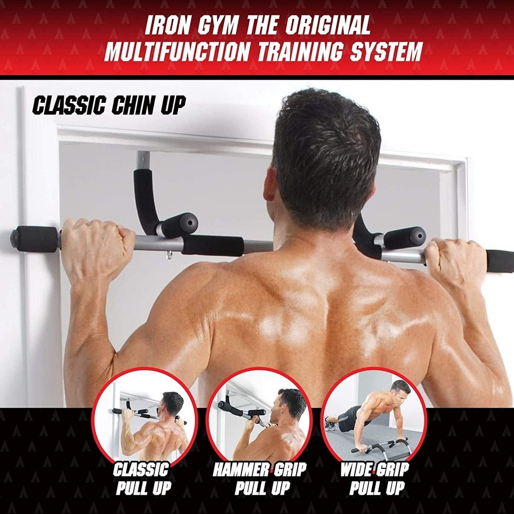 Pull-Up Bar - Total Upper Body Workout Bar for Doorway, Adjustable Width Lock...