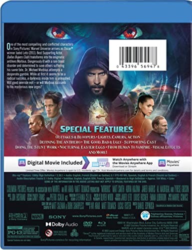 New Morbius (Blu-ray / DVD + Digital)