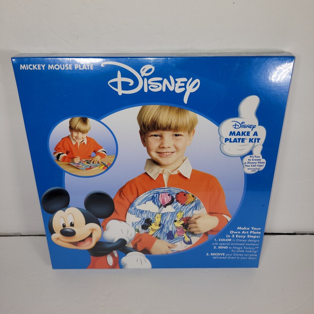Disney Mickey Mouse Make A Plate Kit