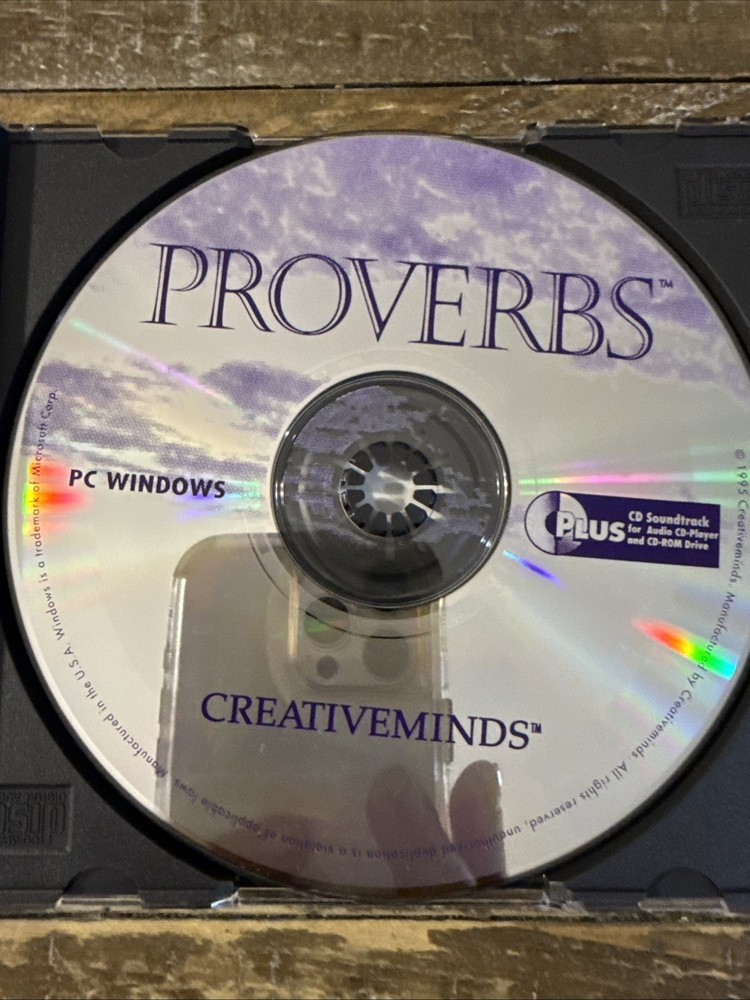 Proverbs The Biblical Screensaver PC Cd Rom