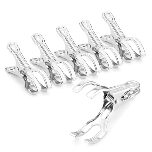 Upgrade 24Pcs Garden Clips 3/4" Stainless Steel Greenhouse Clamps