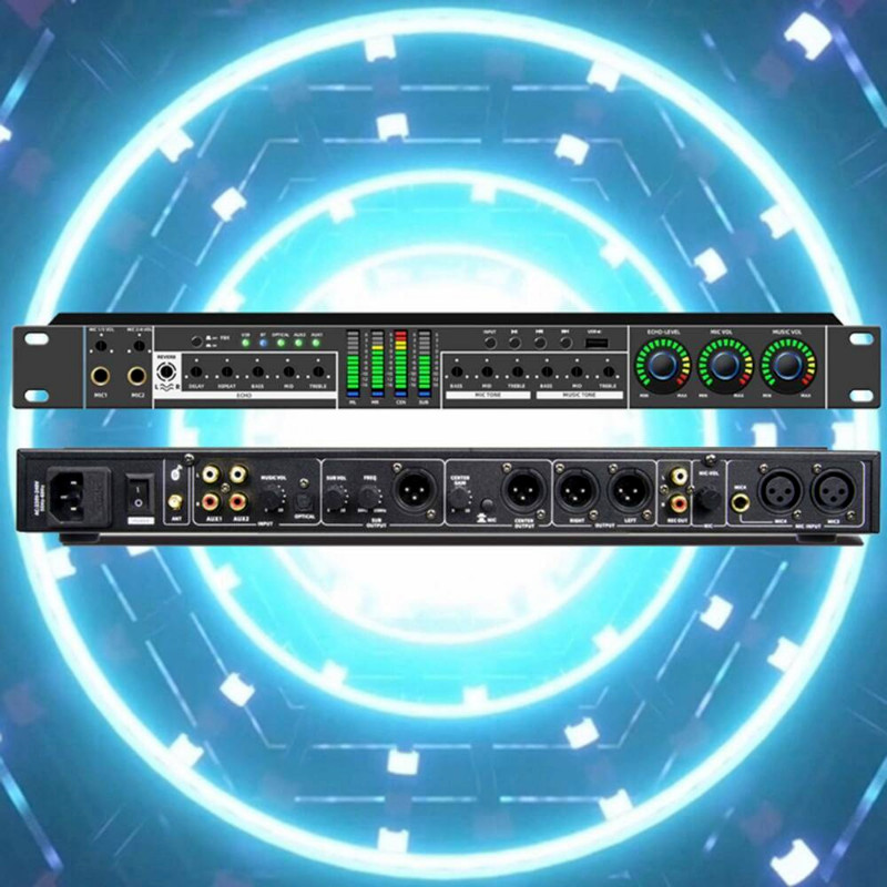 Professional Karaoke Processor Audio Processor Pre-Effects KTV Digital Audio NEW