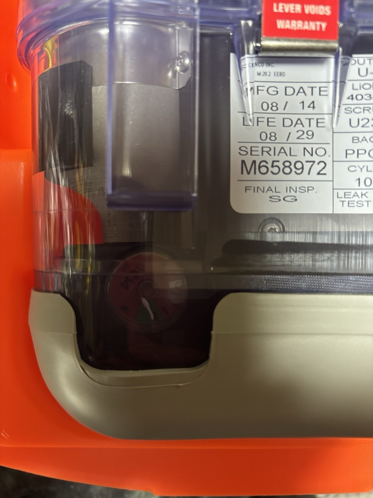 Ocenco EEBD Breathing Device M-20.2 (Life Date 2029)