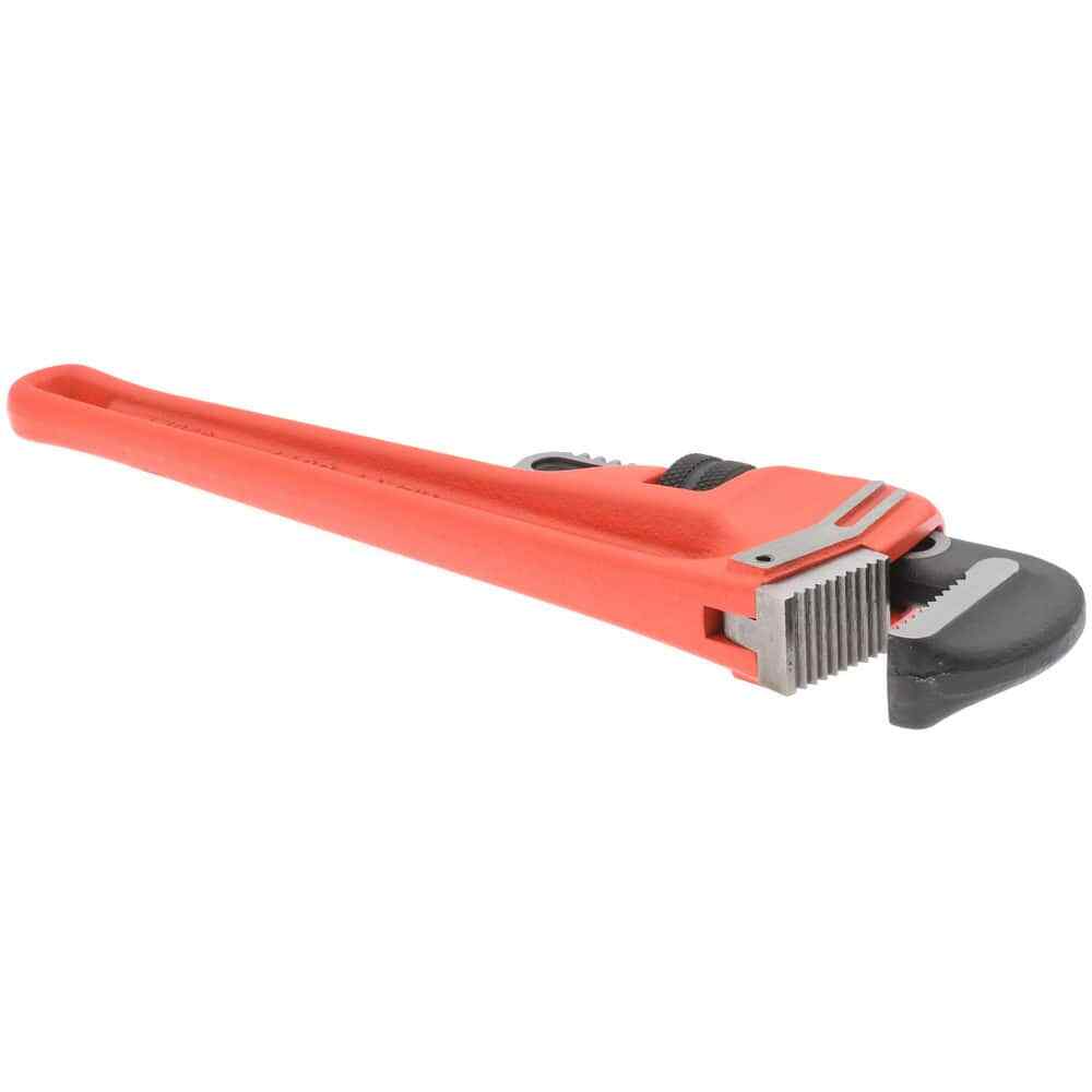 Paramount 14" Cast Iron Adjustable Straight Pipe Wrench: 2" Max Pipe Capacity