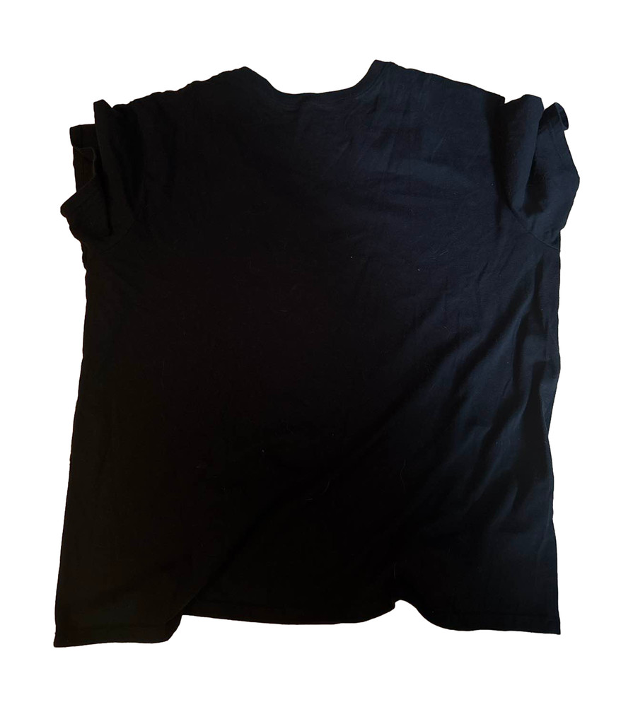 David Bowie Tee Men Black Leopard Aladdin Sane Lightning large