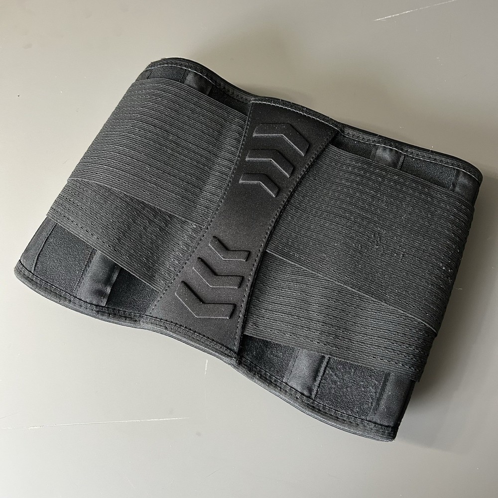 Black Adjustable Elastic Compression Strap Support, size M