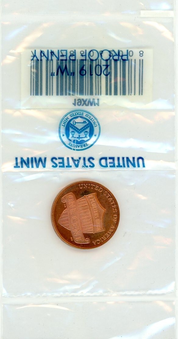 2019-W Proof Lincoln Cent With OGP West Point
