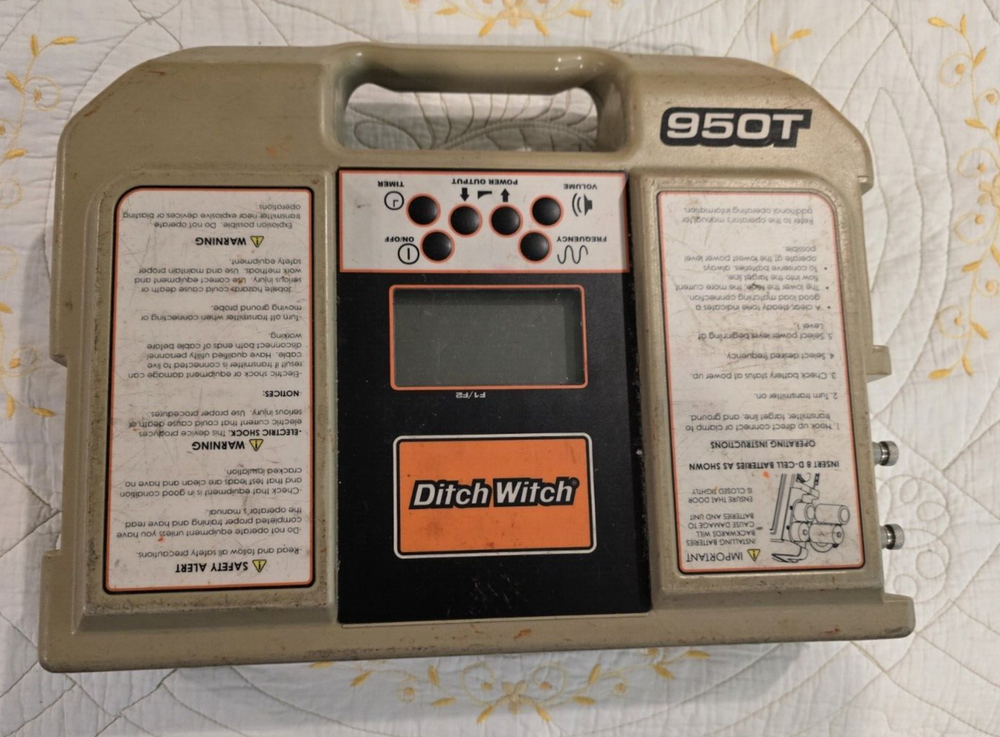 DITCH WITCH SUBSITE 910R 950T, UTILITY LOCATOR UNTESTED