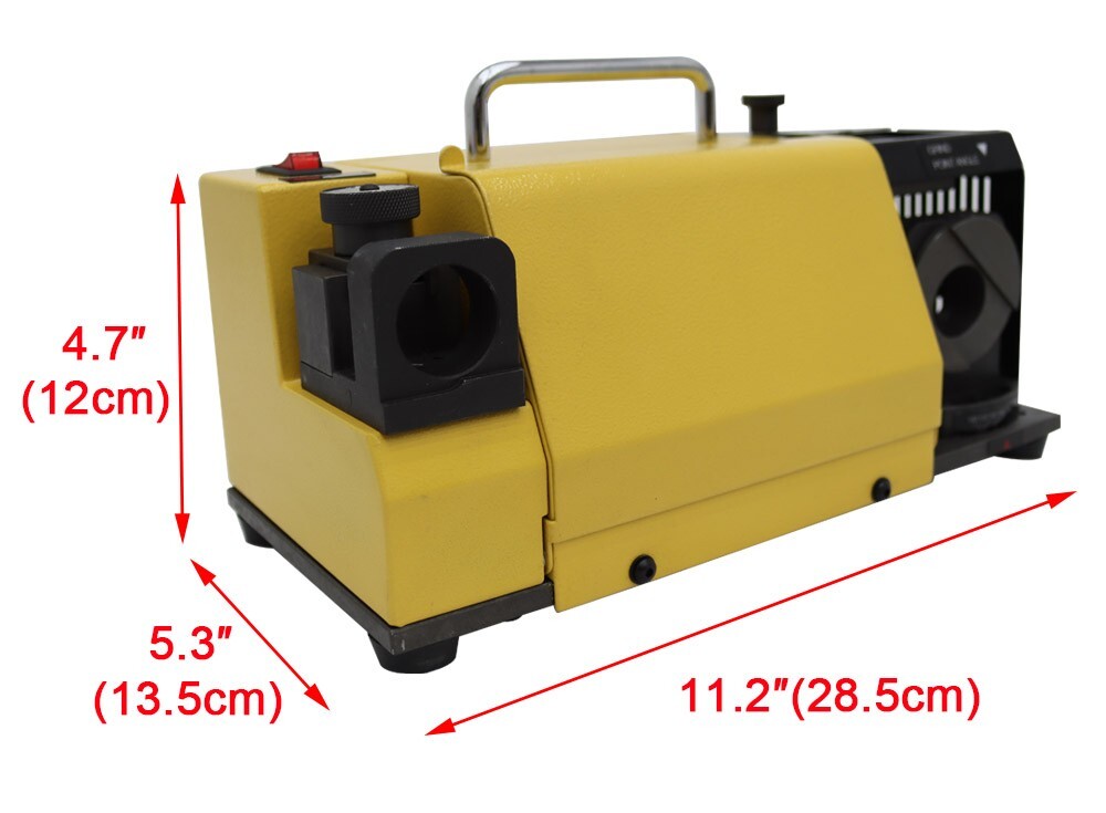18 Collets Drill Bit Grinder Sharpener Angle Grinding for ф3-ф20mm 110V 120W