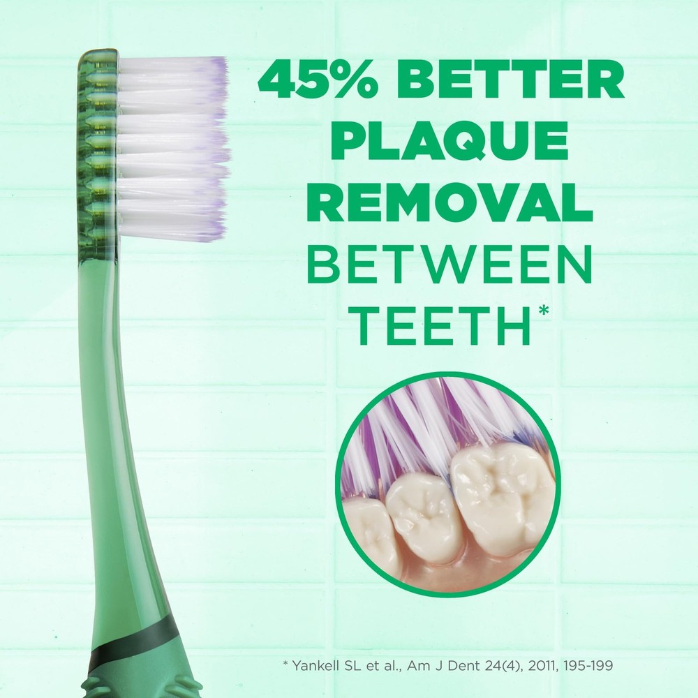 GUM Technique Deep Clean Toothbrush - Compact Soft - Soft Toothbrushes for Ad...