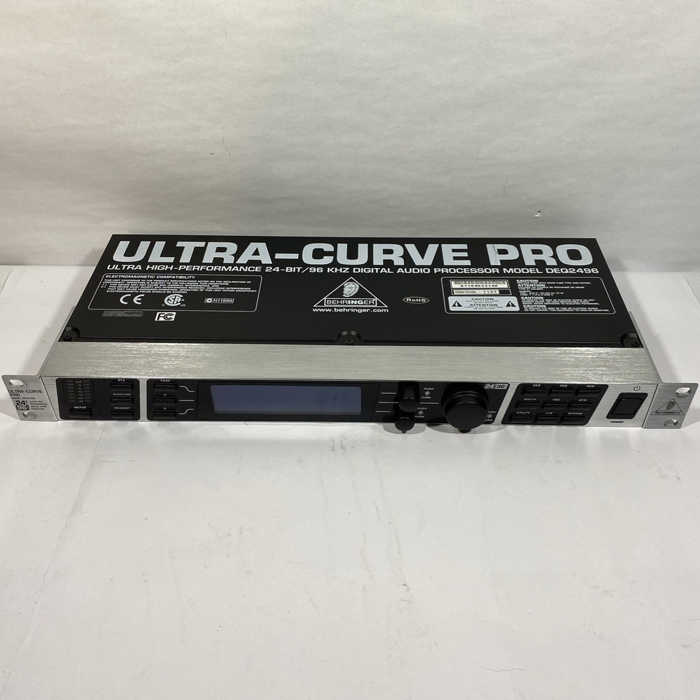 Behringer Ultracurve Pro DEQ2496 2-channel Equalizer and Mastering Processor
