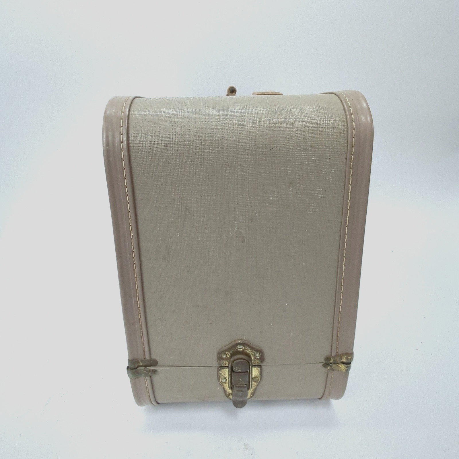 Vintage Brother Model 190 Turquoise Metal Case Robust Durable Straight Stitch