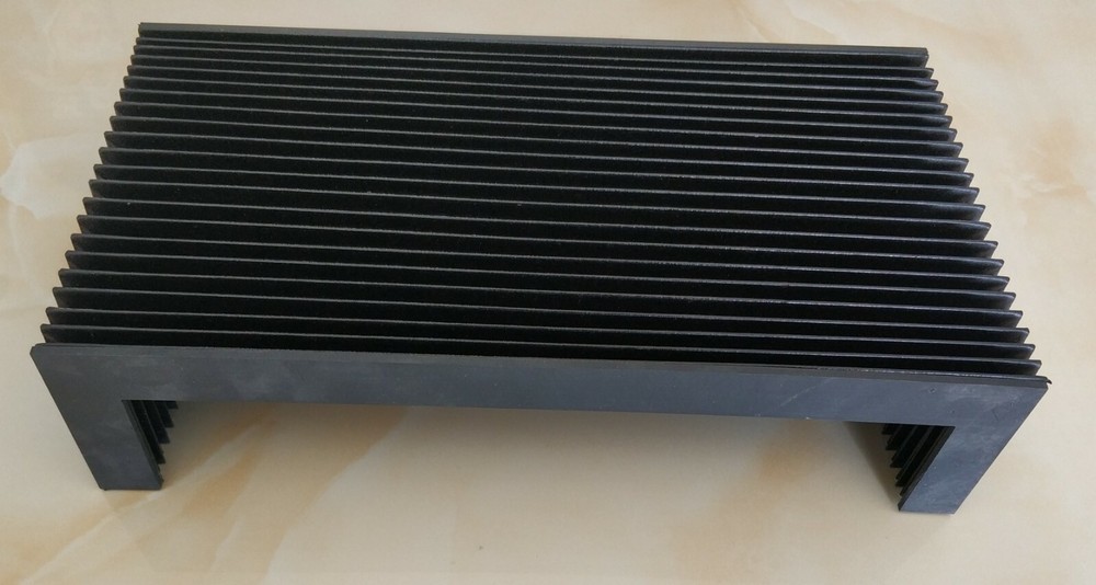 U type machine dust bellow ,inside: width 360mm x height 50mm x Lmax 500mm