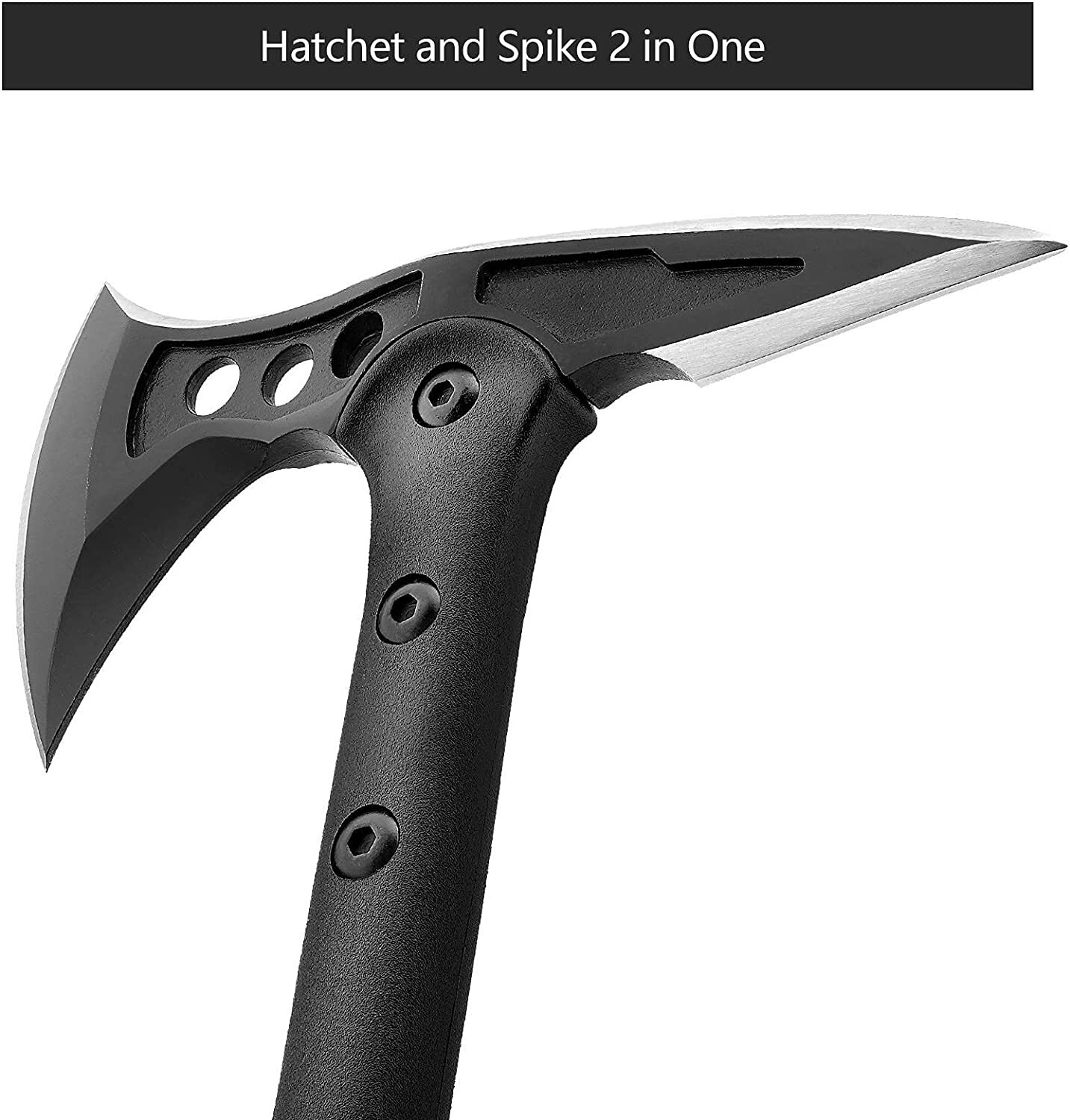 Tactical Tomahawk -Throwing Hatchet, Versatile EDC Axe -Emergency Breaching Tool