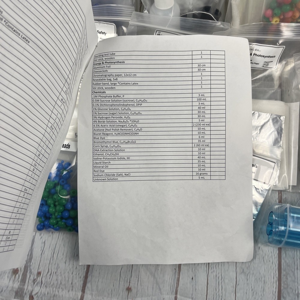 eScience Labs Kit 1286 Science Interactive lab kit For Biology