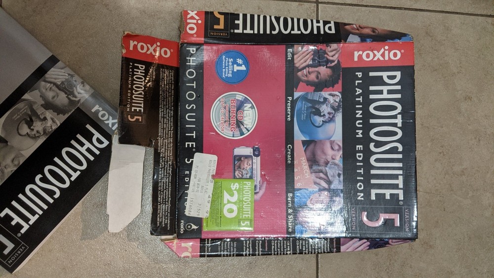 Roxio PhotoSuite 5 Platinum Edition Image Editing Software CD