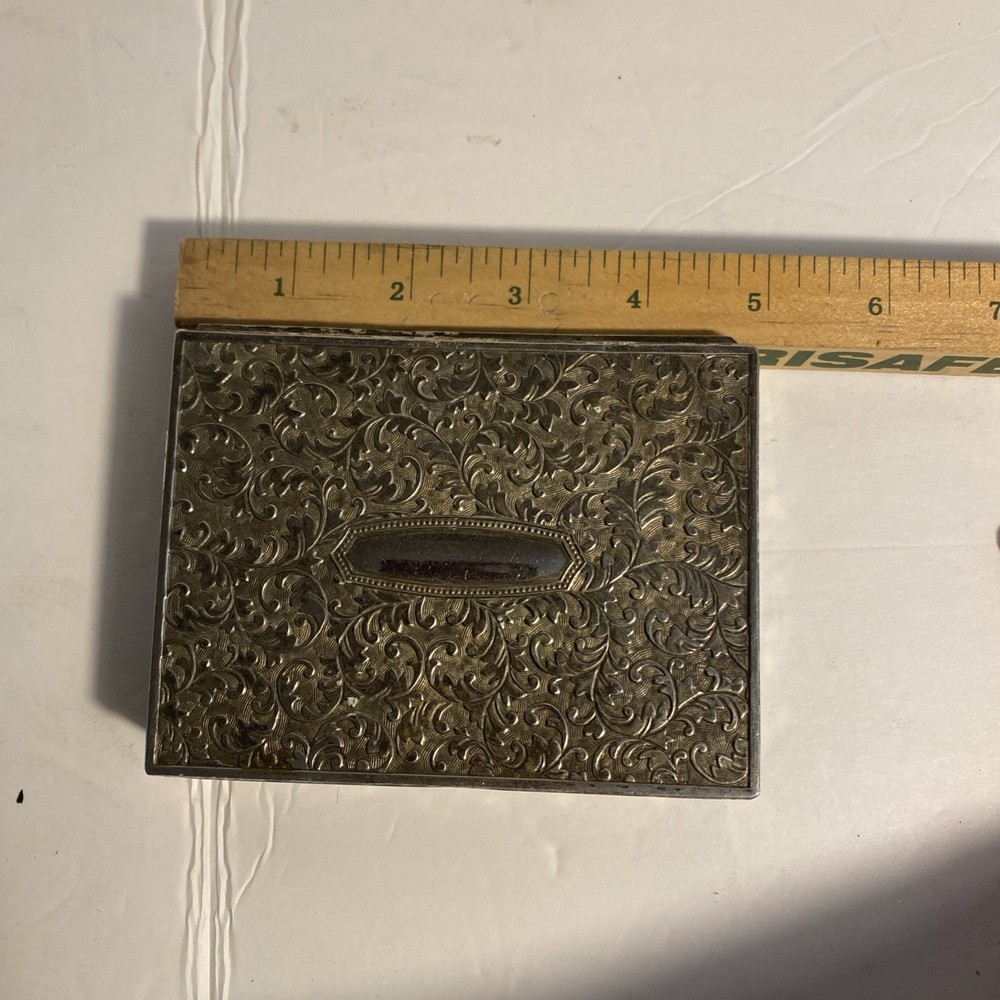 Vintage Silver Cigarette Box