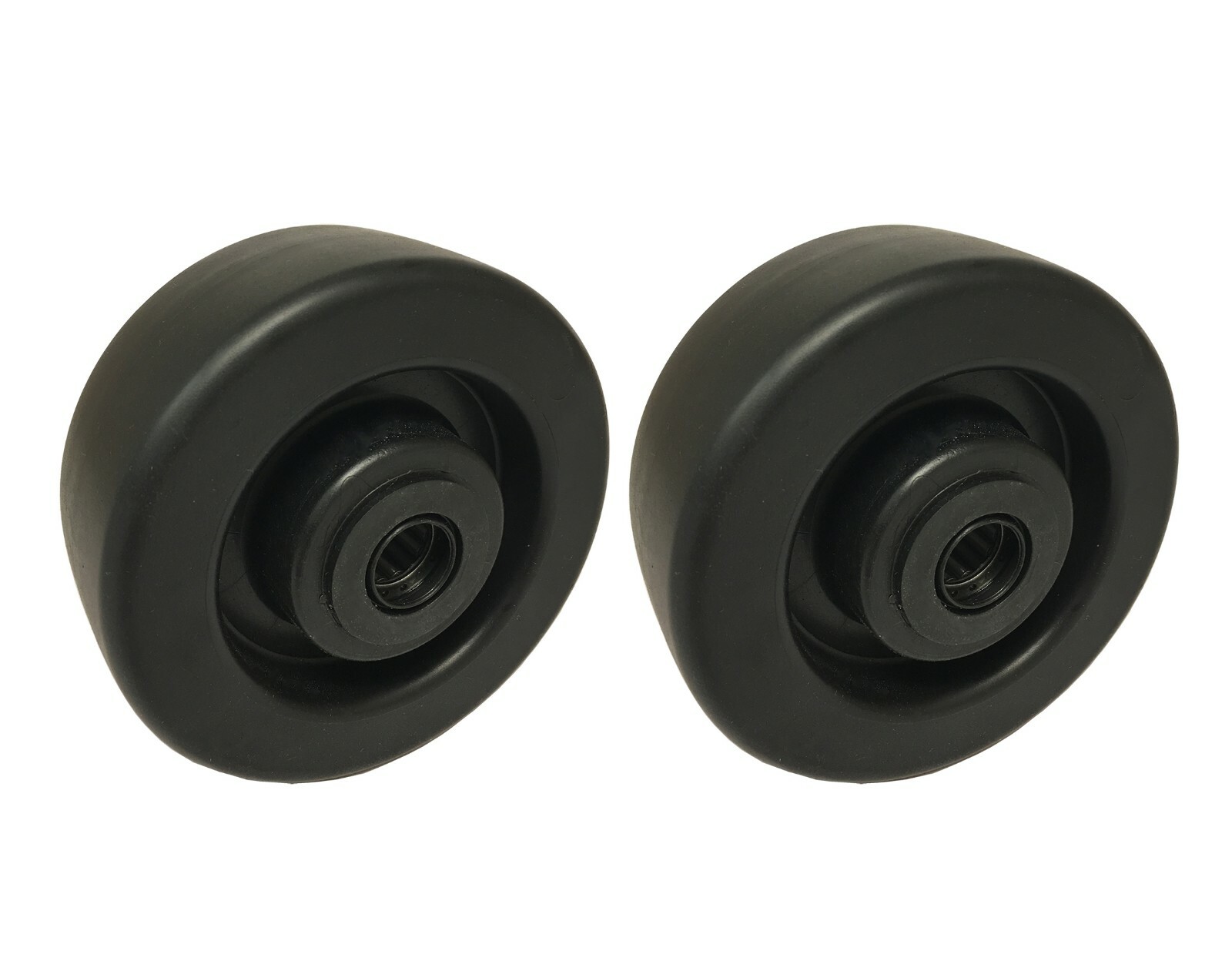2 Caster Wheels Set 4" 5" 6" 8" Heavy Duty Plastic Wheel Set with Bearing & Kit