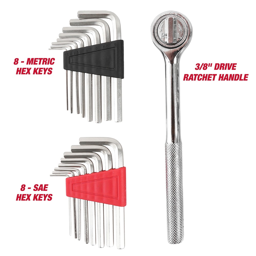 118-Piece Tool Set for Home Repairs
