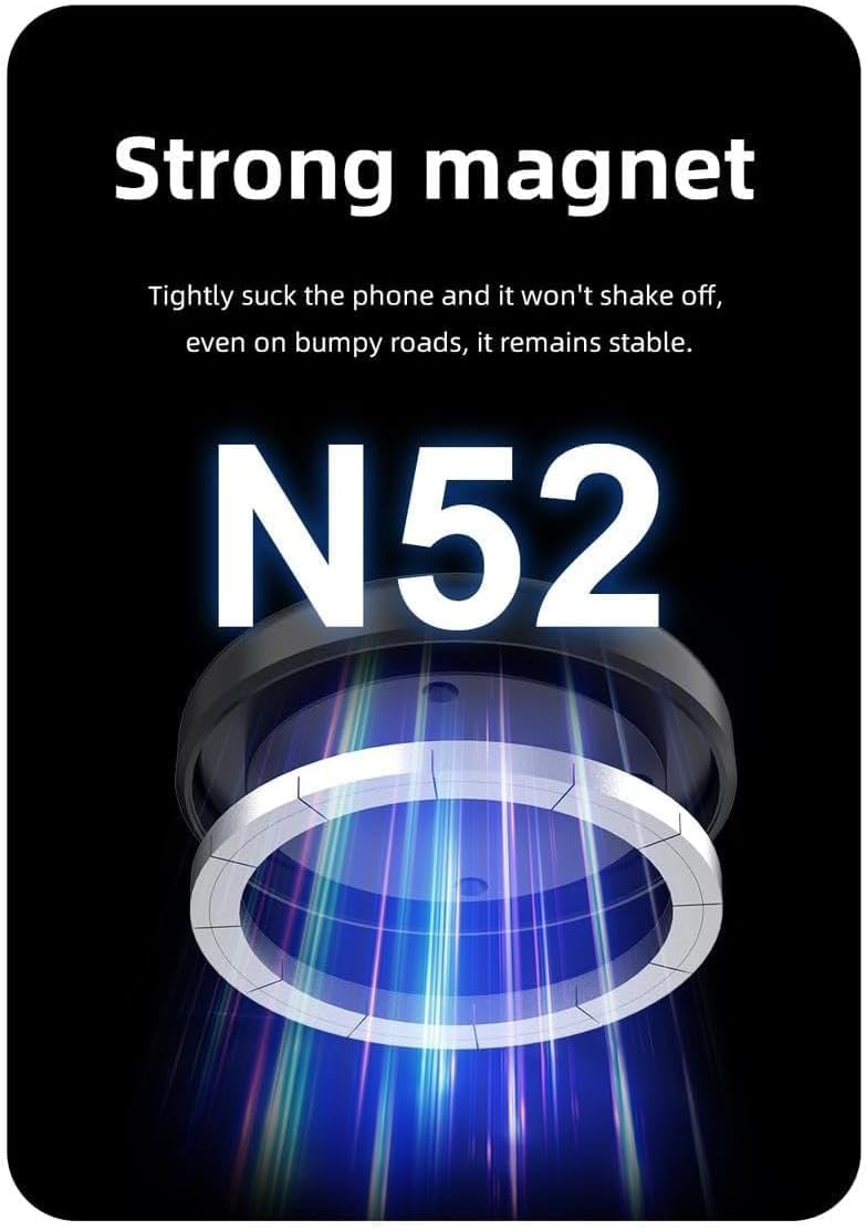 360 Rotatable Car Magnetic Phone Holder, Vacuum Magnetic Phone Holder US