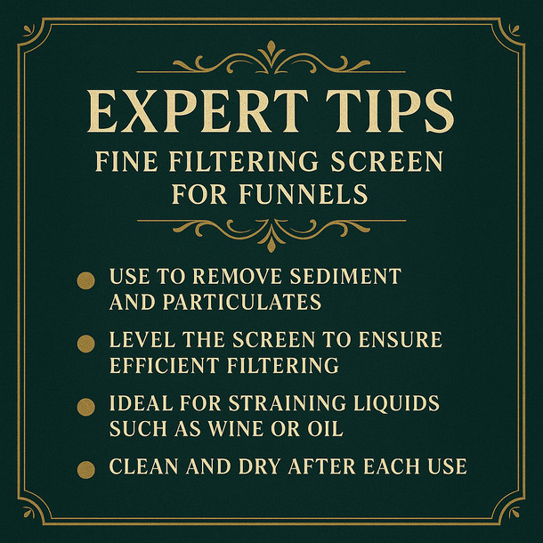 LD Carlson Fine Filtering Screen for Funnels