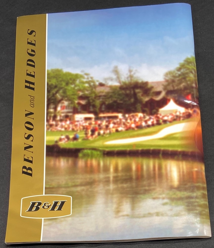 2001 Program - BENSON & HEDGES INTERNATIONAL GOLF OPEN - Birmingham England